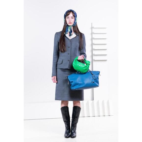 Prada Grey Wool Layered Jacket - Picture 1 of 8